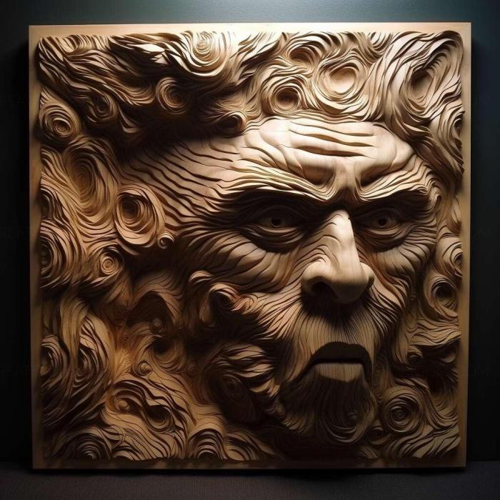 نموذج ثلاثي الأبعاد لآلة CNC 3D Art 